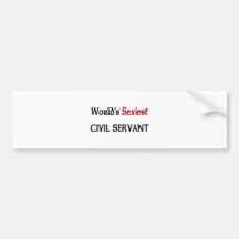 World's Sexiest Civil Servant Bumper Sticker