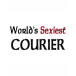 World's Sexiest Courier t-shirts
