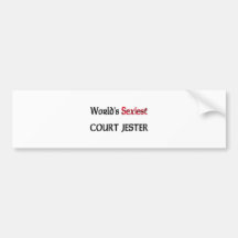 World's Sexiest Court Jester Bumper Sticker