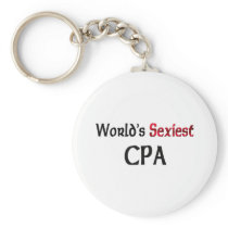 World's Sexiest Cpa Keychain