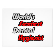World's Sexiest Dental Hygienist Personalized Announcements