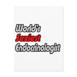 World's Sexiest Endocrinologist Post Card