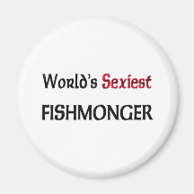 World's Sexiest Fishmonger Fridge Magnets