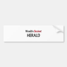 World's Sexiest Herald Bumper Stickers