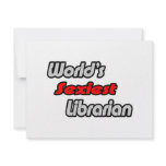 World's Sexiest Librarian Personalized Announcements