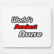 World's Sexiest Nurse Mouse Pads