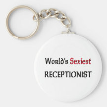 World's Sexiest Receptionist Keychains