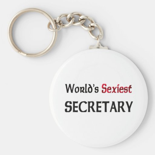 World's Sexiest Secretary Key Chain