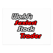 World's Sexiest Stock Trader Postcards