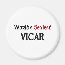 World's Sexiest Vicar Fridge Magnet