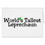 Worlds Tallest Leprechaun 2 cards