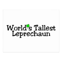 Worlds Tallest Leprechaun 2 Postcard