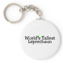 Worlds Tallest Leprechaun St Patricks Day Keychain