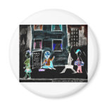 World's Unfunniest Cartoon On Funny Gifts & Tees Magnets