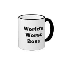 World's Worst Boss Mugs