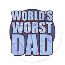 World's Worst Dad stickers