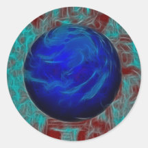 WorldTwo Round Stickers
