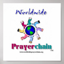 Worldwide Prayer Chain Canvas Print