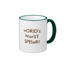 wORlD'z WarST SPEleR Mug