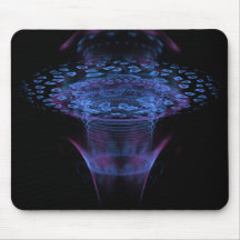 Wormhole Abstract Fractal Design Mouse Pad