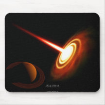 Wormhole Backfire Mouse Mat
