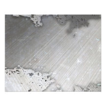 Worn Brushed Metal (faux) Layout Photographic Print