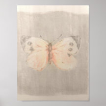 Worn Butterfly Canvas Posters