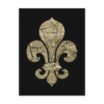 Worn Fleur De Lis Post Cards