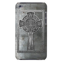 Worn Metal Cross Barely There iPod Case