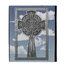 Worn Metal Cross iPad Folio Covers