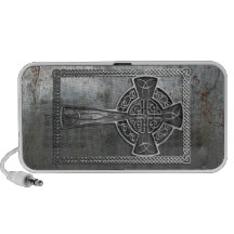 Worn Metal Cross Speaker