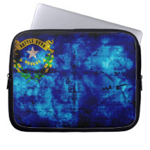 Worn Nevada Flag; Computer Sleeves