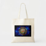 Worn New Hampshire Flag; Canvas Bag