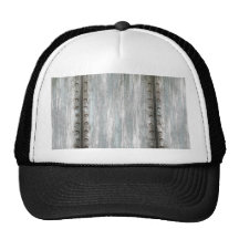 Worn Riveted Metal Grunge Textured Trucker Hat