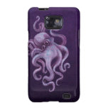 Worn Vintage Octopus Illustration - Purple Samsung Galaxy SII Covers