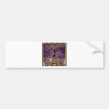 Worship in Praise Inspirational Bumper Sticker