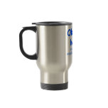 worship me blue coffee mug