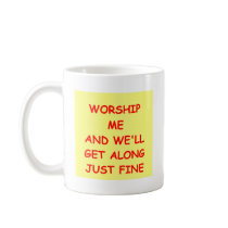 worship me mugs