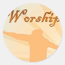 Worship Sticker