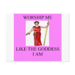 worship the goddess postcards
