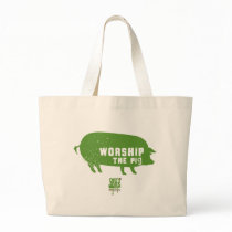 Worship The Pig Tote Bag