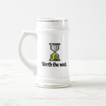 worth the wait pc hourglass icon mugs