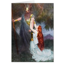 Wotan & Brunhilde Notecard