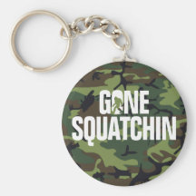 Woth blanc et vert Camo de Squatchin allé - Porte-clefs