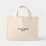 wouah wouah comme comme vous ! ! ! sac de toile