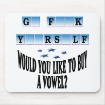 Woul you like to buy a vowel? mouse pad