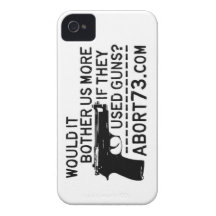 Would it Bother Us More if They Used Guns? Abort73 iPhone 4 Cases