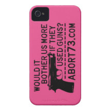 Would it Bother Us More if They Used Guns? Abort73 Case-Mate iPhone 4 Cases