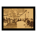 Wounded Soliders in Armoury Square Hospital DC 186 Greeting Cards