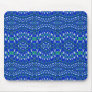 woven blue bumps mousepads